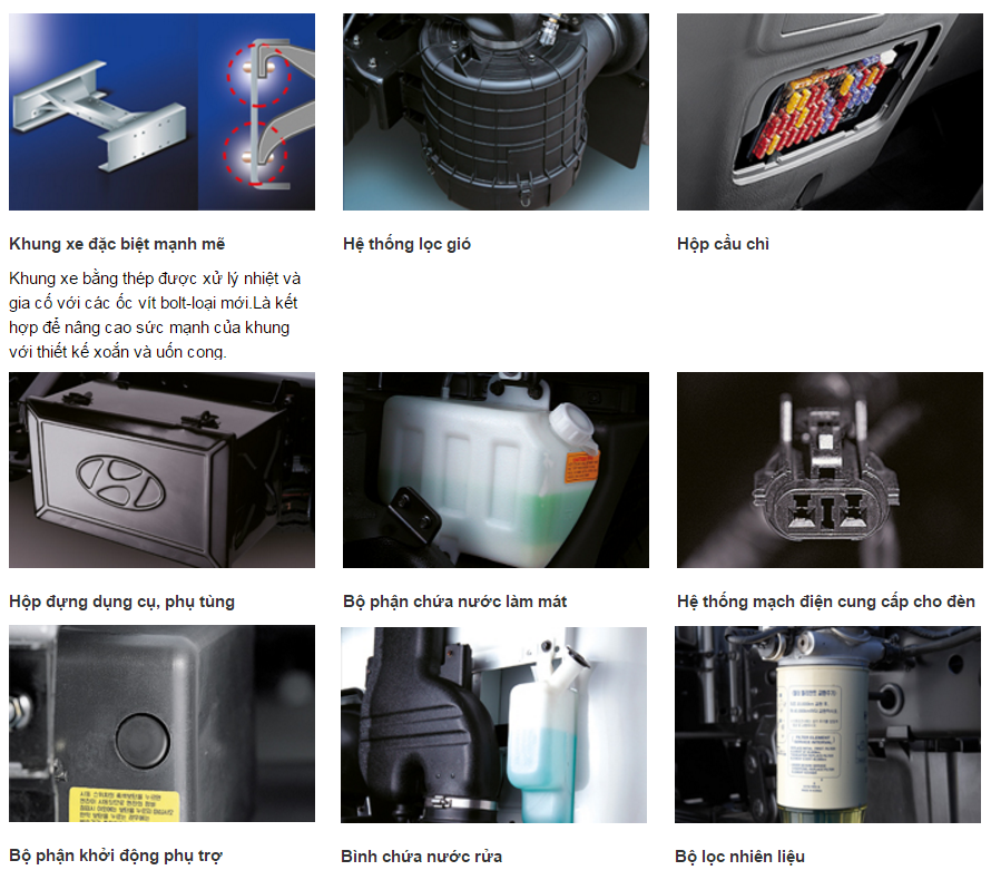 Ưu điểm d&ograve;ng xe tải hyundai hd72