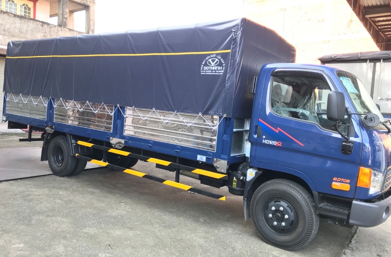 xe tải 8 tấn hyundai hd120sl thung mui bạt