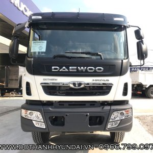 Alternative view of Xe tải Daewoo Maximus HU6AA 3 chân rút 15 Tấn thùng mui bạt dài 7m6