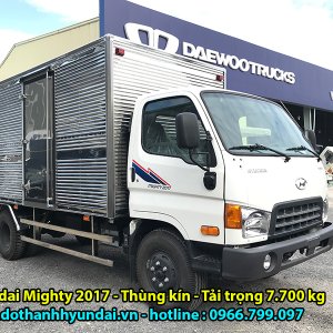 Alternative view of Hyundai Mighty 2017 thùng kín 7,7 tấn