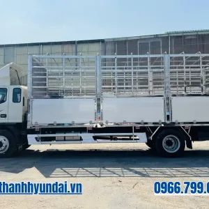 Xe tải JAC N900E5 9 tấn hông thùng bạt bửng nhôm