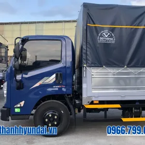 Cabin xe tải Dothanh IZ50M Plus thùng mui bạt (màu xanh)
