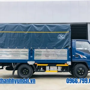 Hông xe tải Dothanh IZ50S thùng mui bạt 2t4