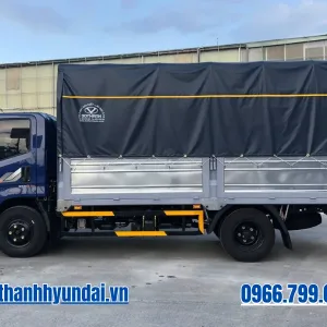 Hông xe tải Dothanh IZ50M Plus thùng mui bạt (màu xanh)