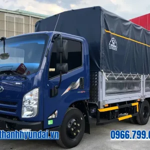 Xe tải IZ50M Plus thùng mui bạt (màu xanh)