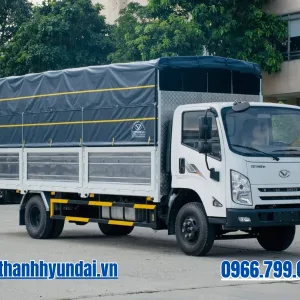 Xe tải Dothanh IZ60SL Plus thùng bạt (Màu trắng)