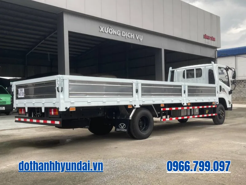 Đuôi Cabin xe tải Dothanh IZ60SL Plus thùng lửng 6m3