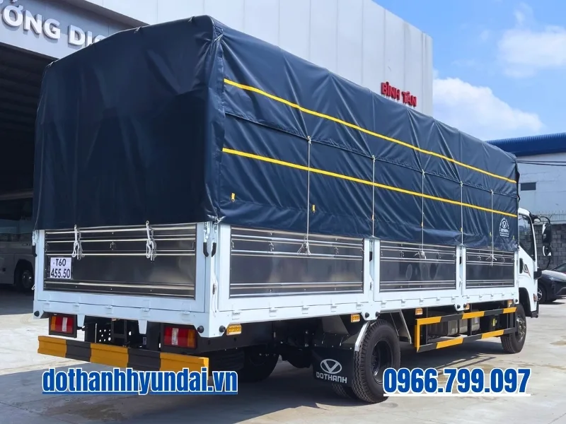 Đuôi xe tải Đô Thành IZ71SL Plus thùng bạt dài 6m3