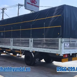 Đuôi thùng xe tải Đô Thành IZ71SL Plus tải 3t5 thùng bạt
