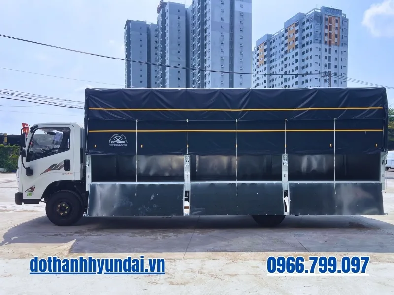 Xe tải Đô Thành IZ71SL Plus thùng bạt mở bửng