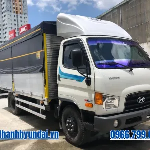 Xe tải Hyundai Mighty W11S thùng mui bạt tải 6t9