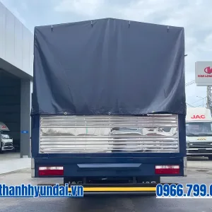 Bửng đuôi xe tải JAC N350SL thùng mui bạt