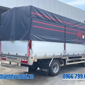 duoi xe tai jac n350s thung mui bat 800x600 Đuôi xe tải JAC N350S thùng mui bạt dài 4m4