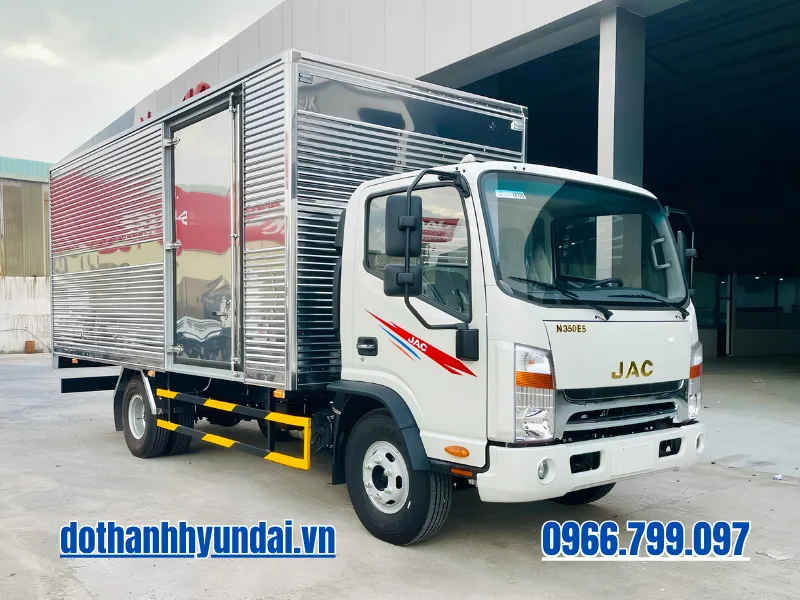 xe tai xe tai jac n350 plus tai 3t5 thung kin Xe tải JAC N350 Plus tải 3t5 thùng kín dài 5m2