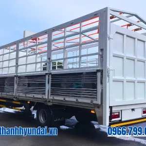 Đuôi thùng xe tải JAC N350SL thùng mui bạt bửng nâng