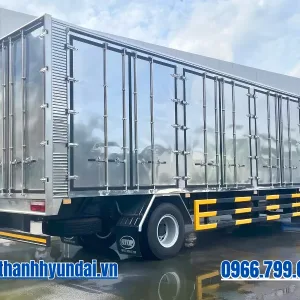Đuôi thung xe tải JAC Dawos thùng kín dài 8m2