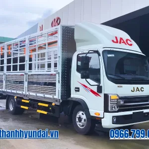 Xe tải JAC N350SL thùng mui bạt bửng nâng