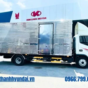 Đuôi hông xe tải JAC N350SL thùng kín